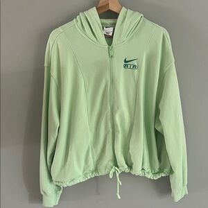 Nike Air Mint Green Zip-Up Hoodie 2X